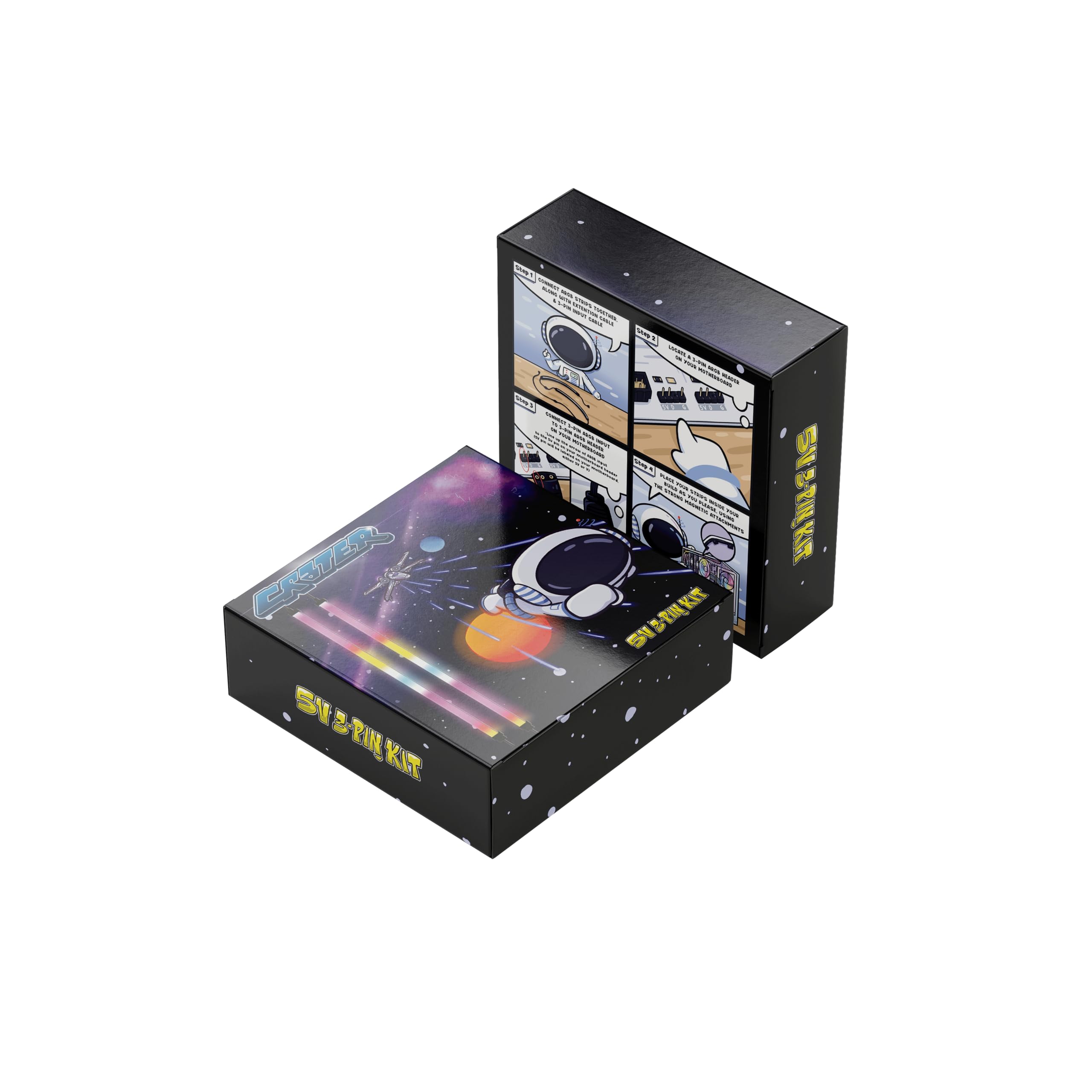 CRATER ARGB 5V 3-PIN STRIPS KIT