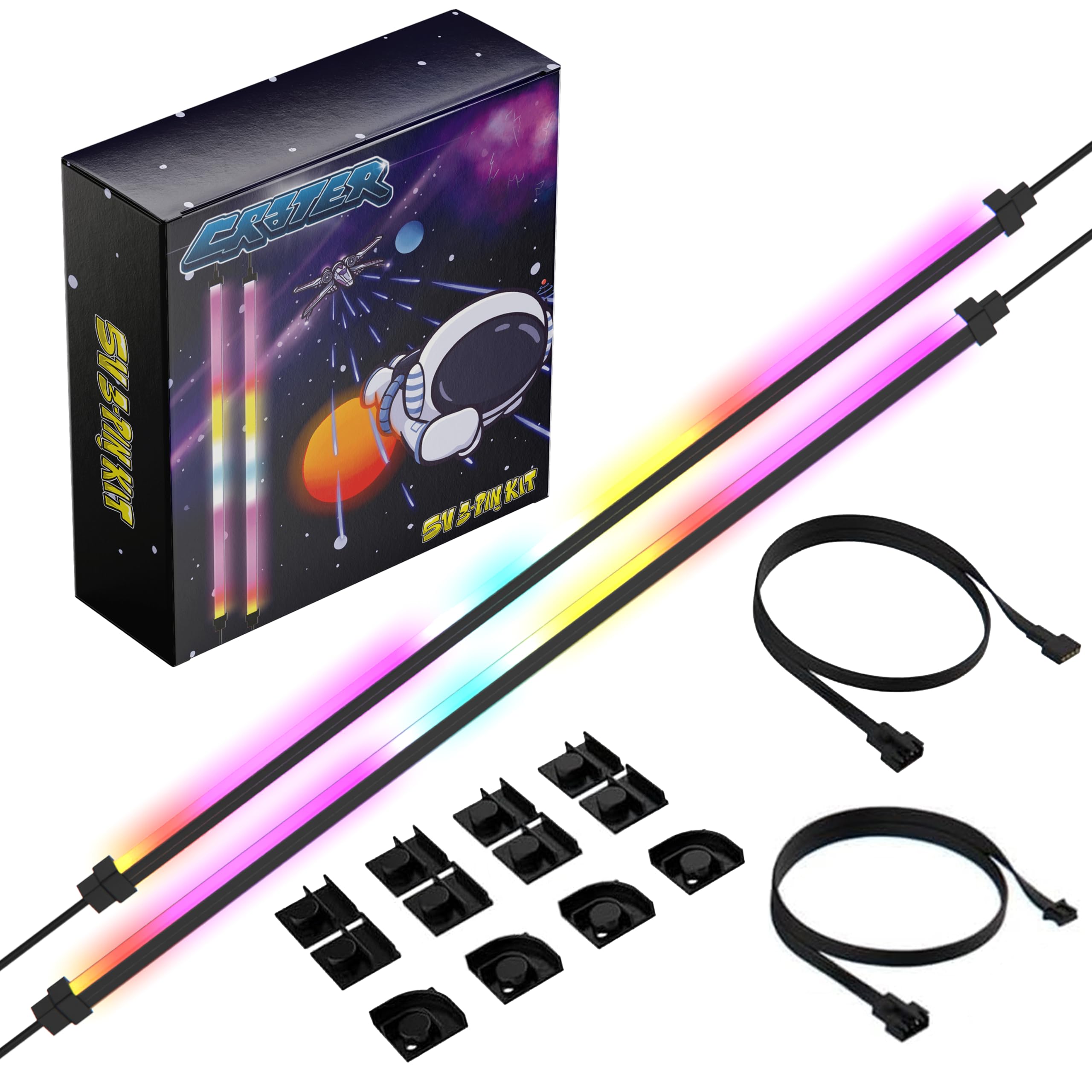 CRATER ARGB 5V 3-PIN STRIPS KIT