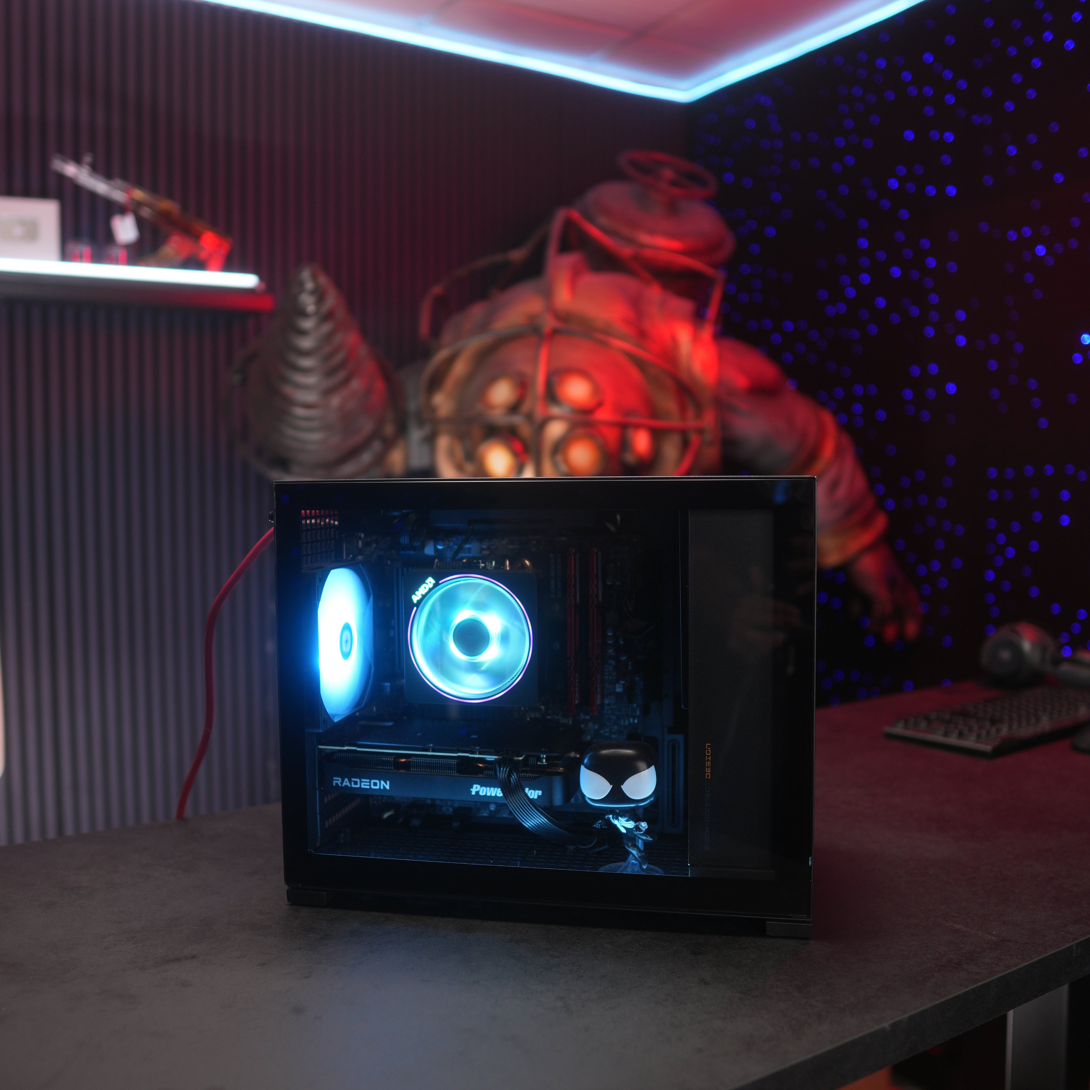 AMD Radeon RX 9060 XT 16GB & Ryzen 7 5800XT CUSTOM GAMING PC - 1 OF 1